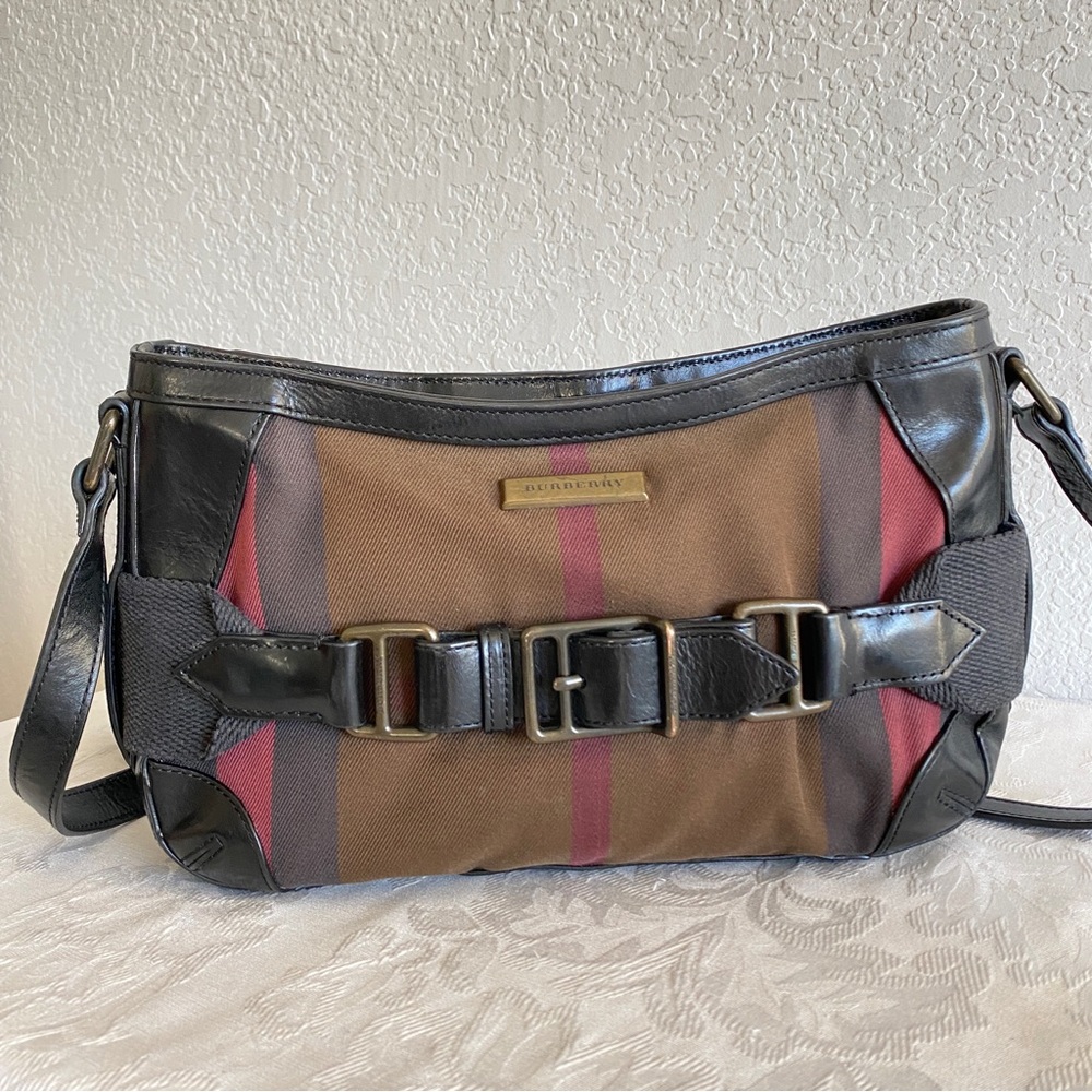 Burberry check crossbody bag